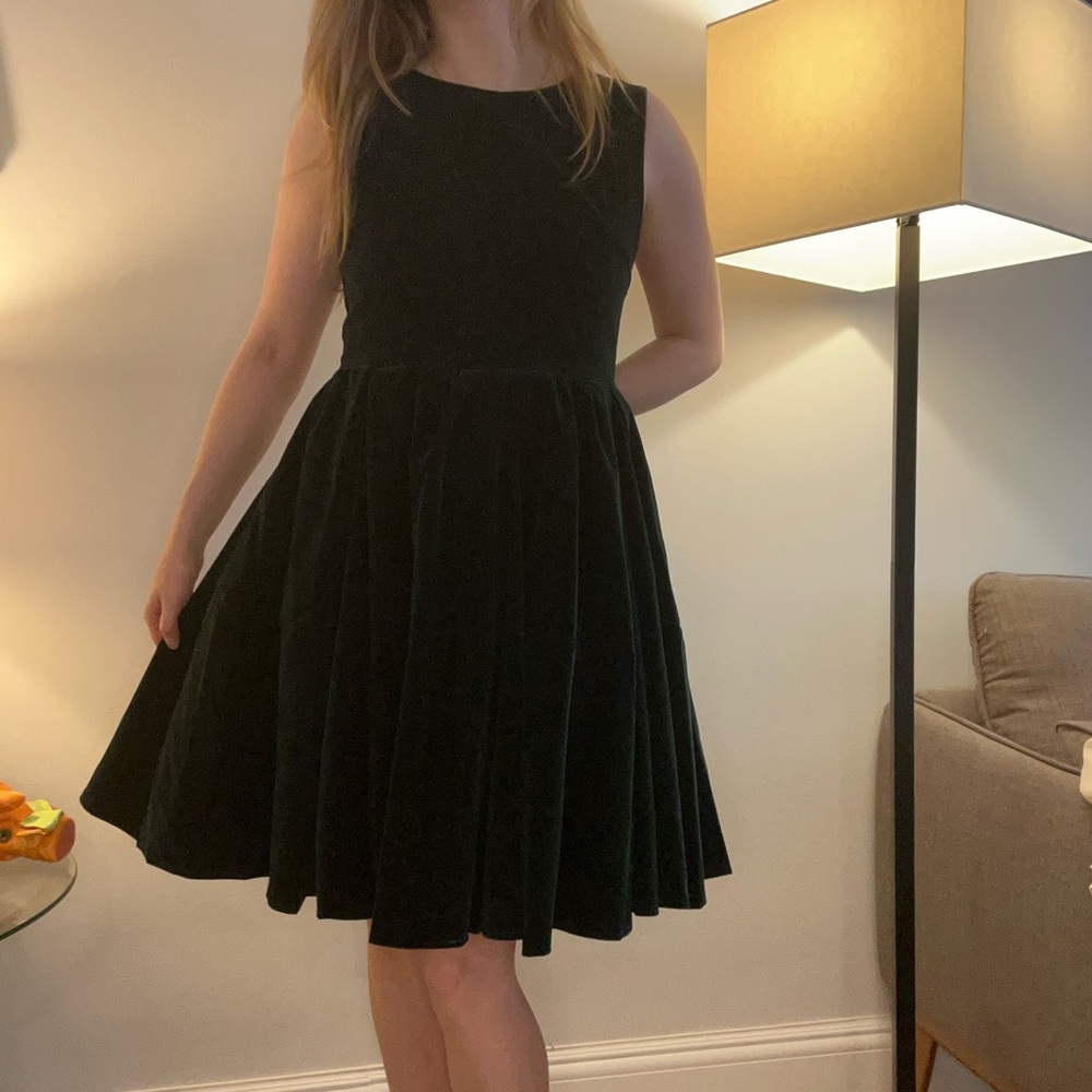 Alaia Black Fit and Flare Mini Dress